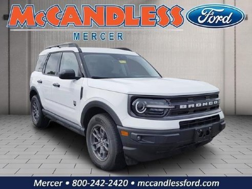 2024 Ford Bronco Sport Big Bend Oxford White, Mercer, PA