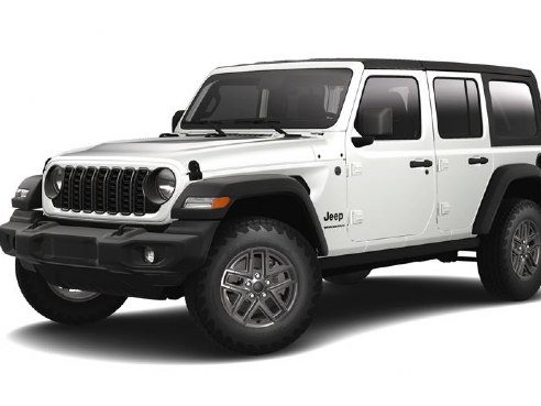 2024 Jeep Wrangler 4-DOOR SPORT S Bright White, Lynnfield, MA