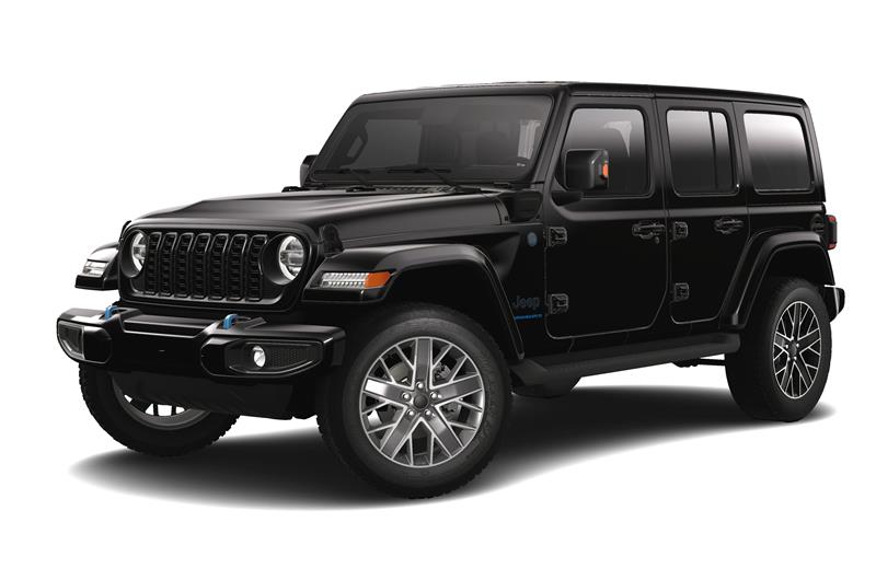 2024 Jeep Wrangler 4xe 4-DOOR HIGH ALTITUDE Black, Lynnfield, MA