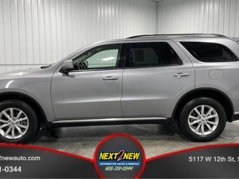 2021 Dodge Durango SXT Plus Sport Utility 4D Silver, Sioux Falls, SD