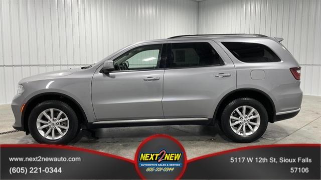 2021 Dodge Durango SXT Plus Sport Utility 4D Silver, Sioux Falls, SD