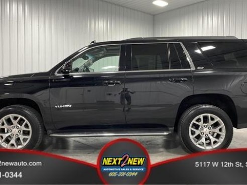 2018 GMC Yukon SLT Sport Utility 4D Black, Sioux Falls, SD