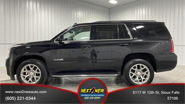 2018 GMC Yukon SLT Sport Utility 4D Black, Sioux Falls, SD