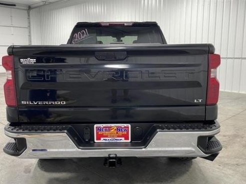 2021 Chevrolet Silverado 1500 LT Pickup 4D 5 3-4 ft Black, Sioux Falls, SD