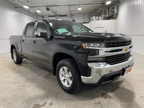 2021 Chevrolet Silverado 1500 LT Pickup 4D 5 3-4 ft Black, Sioux Falls, SD