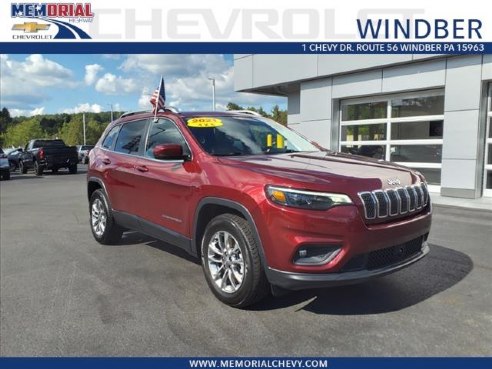 2021 Jeep Cherokee Latitude Lux Dk. Red, Windber, PA