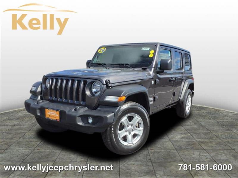 2020 Jeep Wrangler Unlimited Sport S Granite Crystal Metallic Clearcoat, Lynnfield, MA