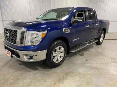 2017 Nissan Titan SV Pickup 4D 5 1-2 ft Blue, Sioux Falls, SD