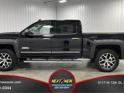 2018 Chevrolet Silverado 1500 High Country Pickup 4D 5 3-4 ft Black, Sioux Falls, SD