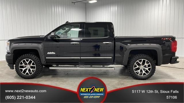 2018 Chevrolet Silverado 1500 High Country Pickup 4D 5 3-4 ft Black, Sioux Falls, SD