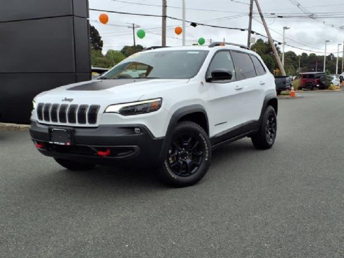 2022 Jeep Cherokee Trailhawk Bright White Clearcoat, Lynnfield, MA