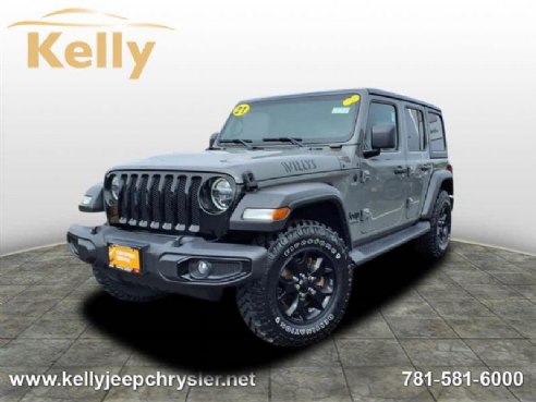 2021 Jeep Wrangler Unlimited Unlimited Willys Sting-Gray Clearcoat, Lynnfield, MA