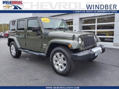 2015 Jeep Wrangler Sahara Green, Windber, PA