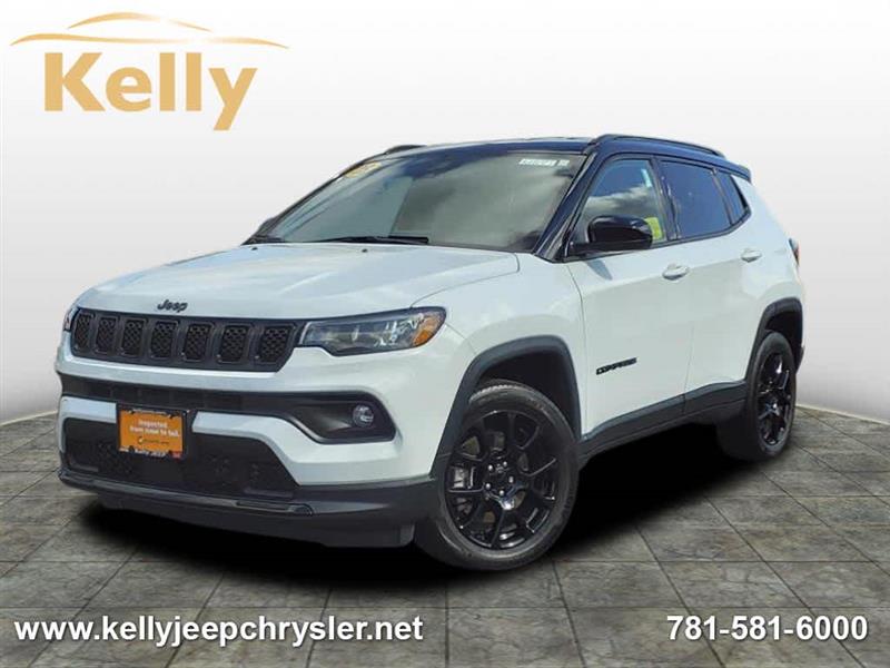 2023 Jeep Compass Altitude Bright White Clearcoat, Lynnfield, MA