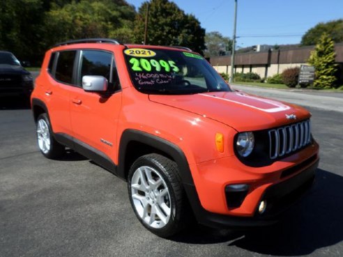 2021 Jeep Renegade Latitude 4WD Orange, Johnstown, PA