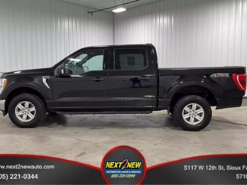 2021 Ford F-150 XLT Pickup 4D 5 1-2 ft Black, Sioux Falls, SD