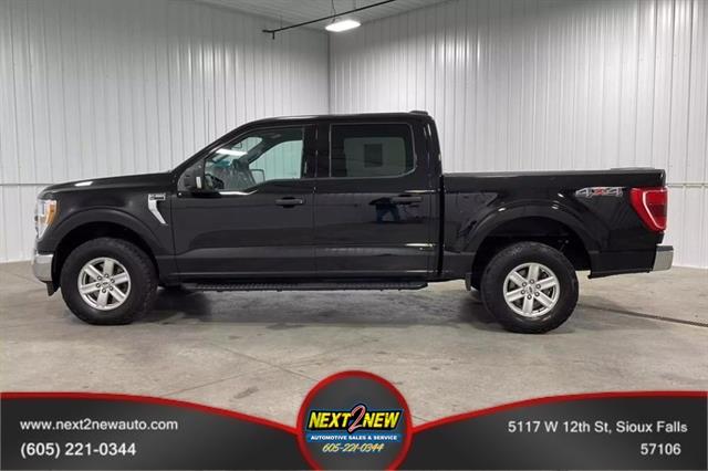 2021 Ford F-150 XLT Pickup 4D 5 1-2 ft Black, Sioux Falls, SD