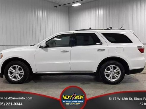 2013 Dodge Durango Crew Sport Utility 4D White, Sioux Falls, SD