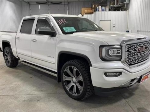 2017 GMC Sierra 1500 Denali Pickup 4D 5 3-4 ft White, Sioux Falls, SD