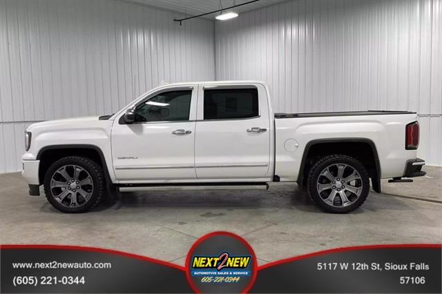 2017 GMC Sierra 1500 Denali Pickup 4D 5 3-4 ft White, Sioux Falls, SD