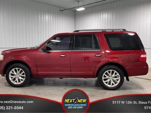 2016 Ford Expedition Limited Sport Utility 4D Red, Sioux Falls, SD