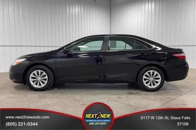 2015 Toyota Camry LE Sedan 4D Black, Sioux Falls, SD