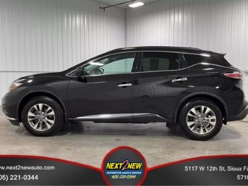 2018 Nissan Murano SV Sport Utility 4D Black, Sioux Falls, SD