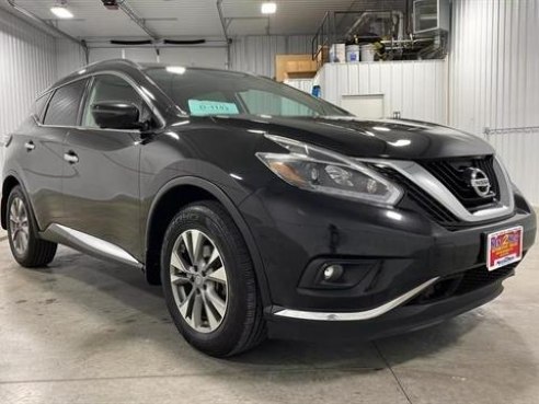 2018 Nissan Murano SV Sport Utility 4D Black, Sioux Falls, SD