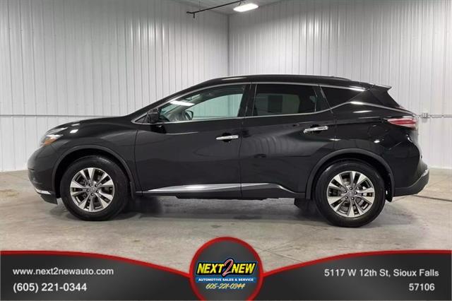 2018 Nissan Murano SV Sport Utility 4D Black, Sioux Falls, SD